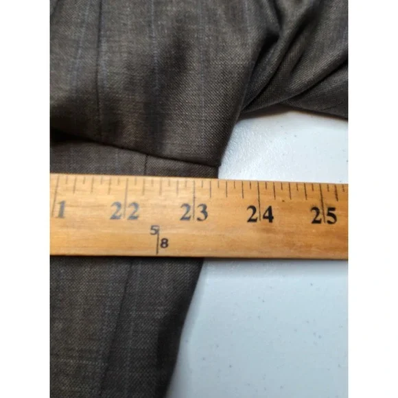 Pronto Uomo 2 Piece Suit‎ Mens 43R Brown Super 120's Wool Cashmere Pants 34x30